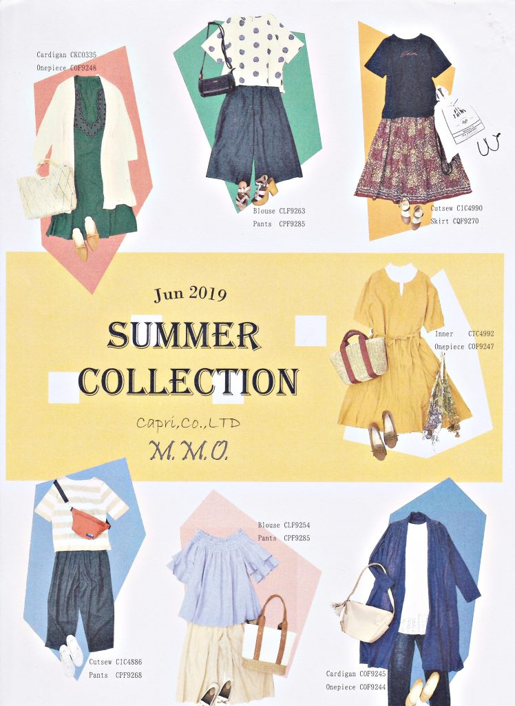 札幌ミセスの夏物ファッション